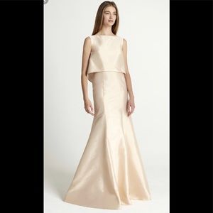 Monique Lhullier bridesmaid dress two pieces